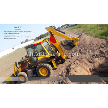 การก่อสร้างที่ดีที่สุด backhoe 4wd กะทัดรัดอเนกประสงค์ backhoe